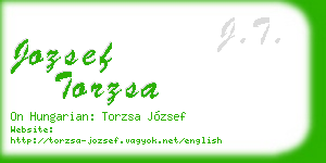 jozsef torzsa business card